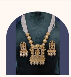 Classic South Indian Temple Necklace Set