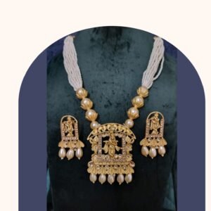 Classic South Indian Temple Necklace Set