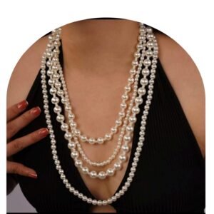Layered Pearl Elegance Necklace Set